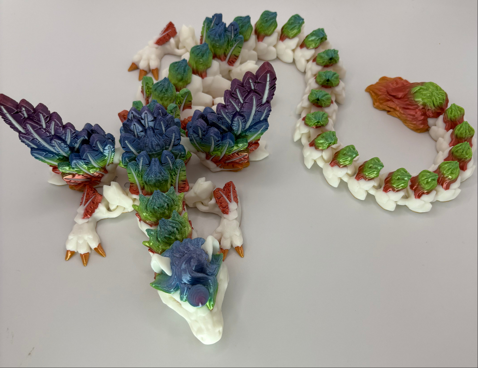 Winged unicorn dragon