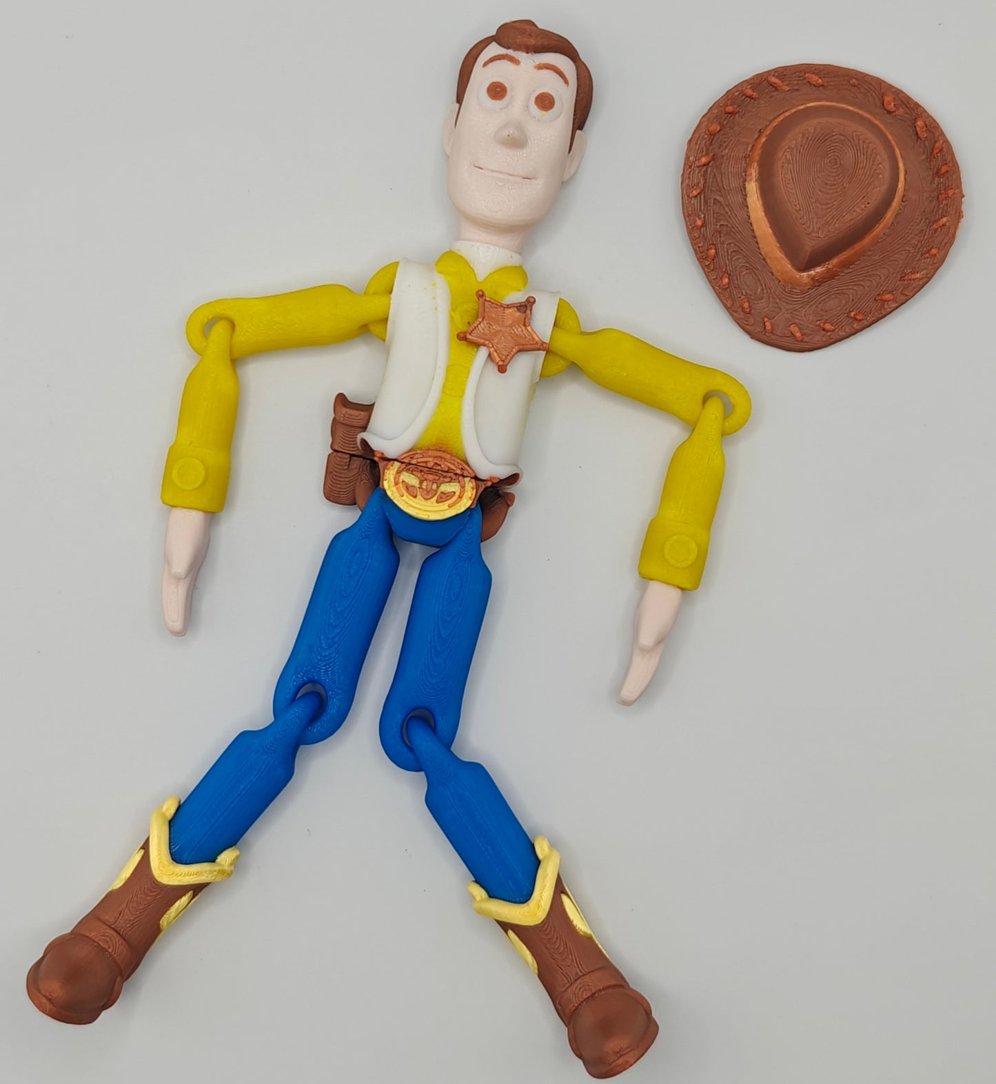 Flexi Sheriff Cowboy Keychain