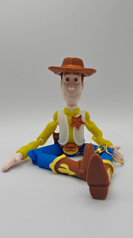 Flexi Sheriff Cowboy Keychain