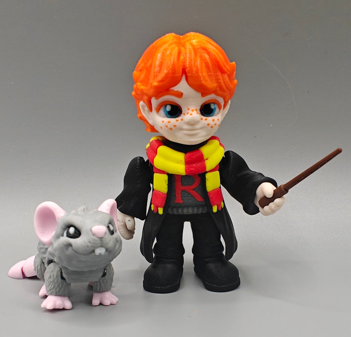 Ron Weasley & Scabbers Flexi Mini Figure Set