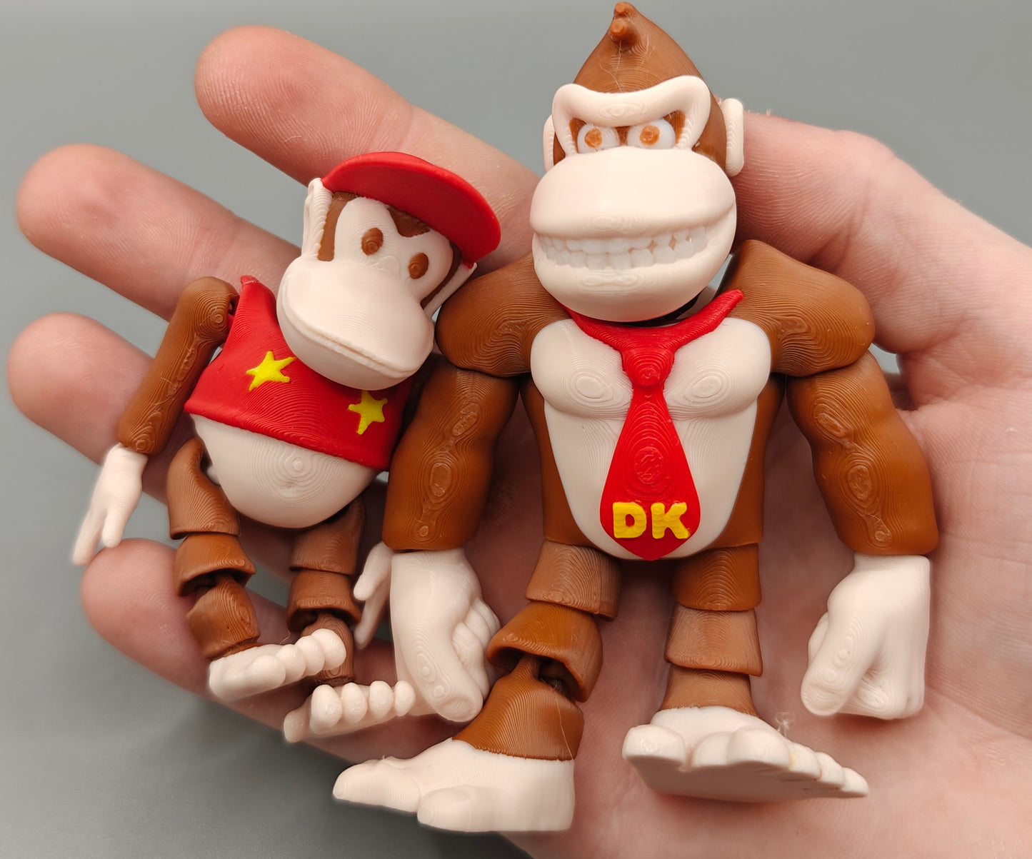 Diddy & Donkey Kong Flexi Figure Combo