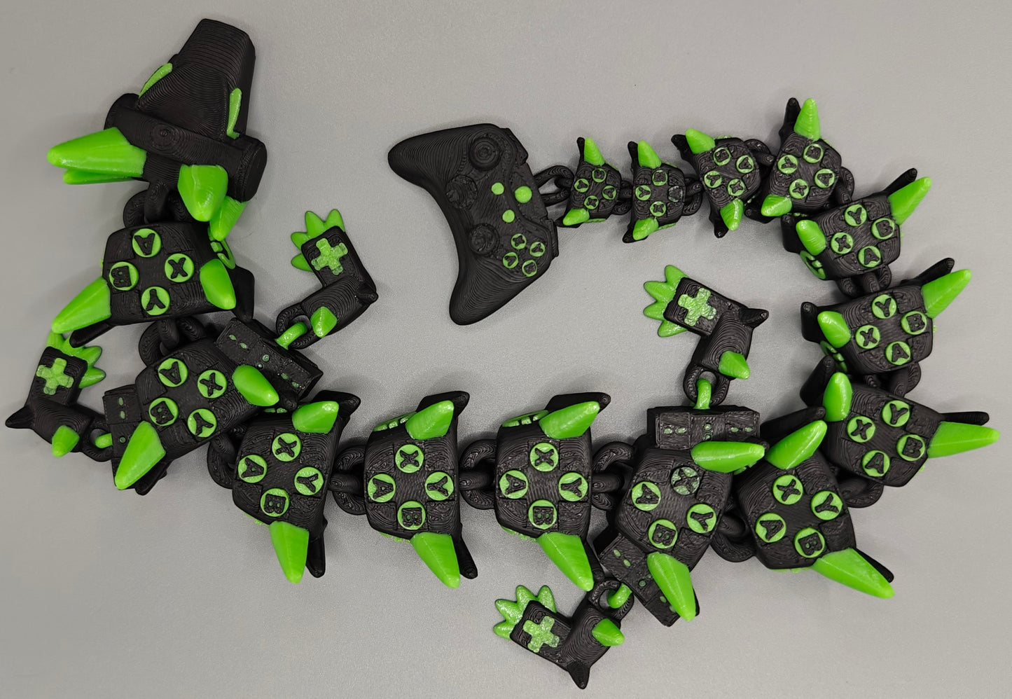 Xbox-Themed Flexi Dragon – Gamer Edition