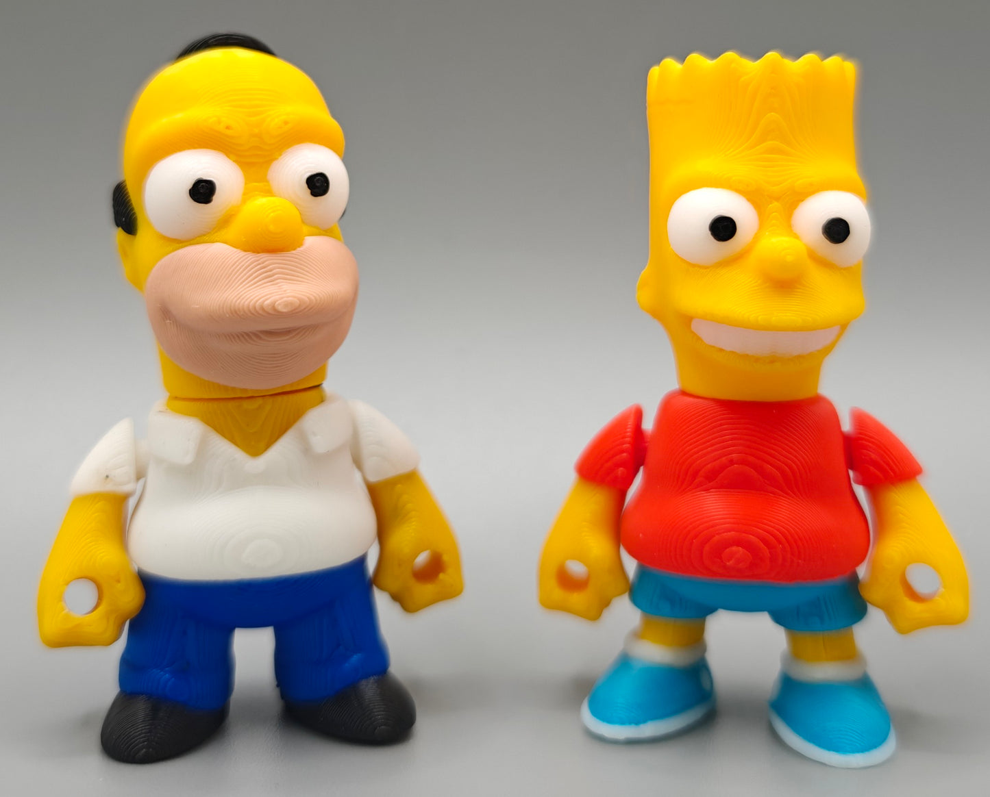 Bart & Homer – 3D Printed Collectible Mini Figs