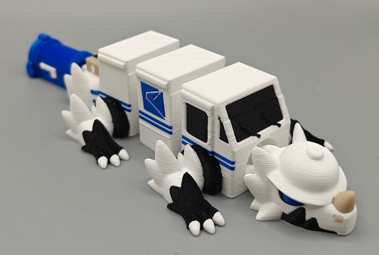 USPS Mail Truck Mini Dragon