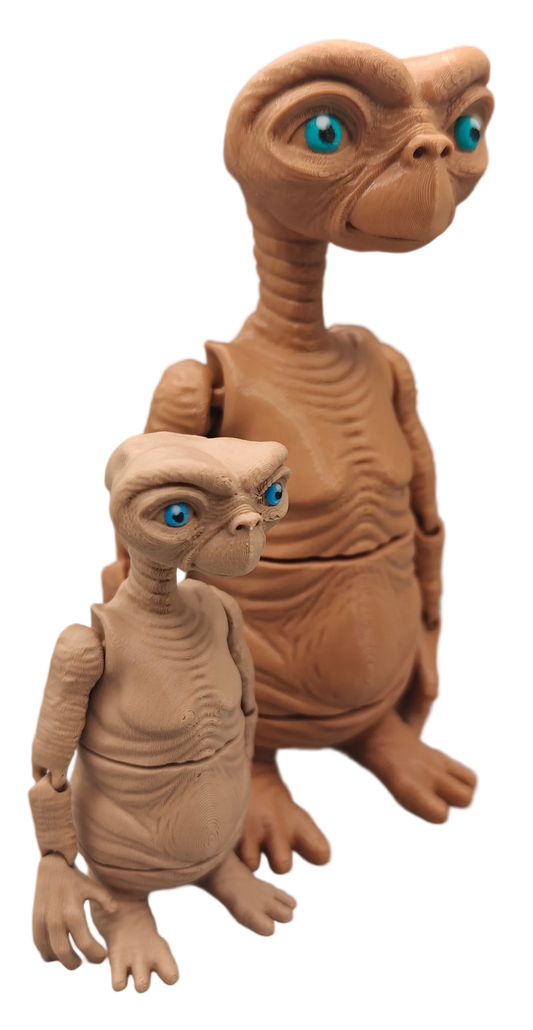 E.T. Extra-Terrestrial Flexi Alien – Articulated 3D Print