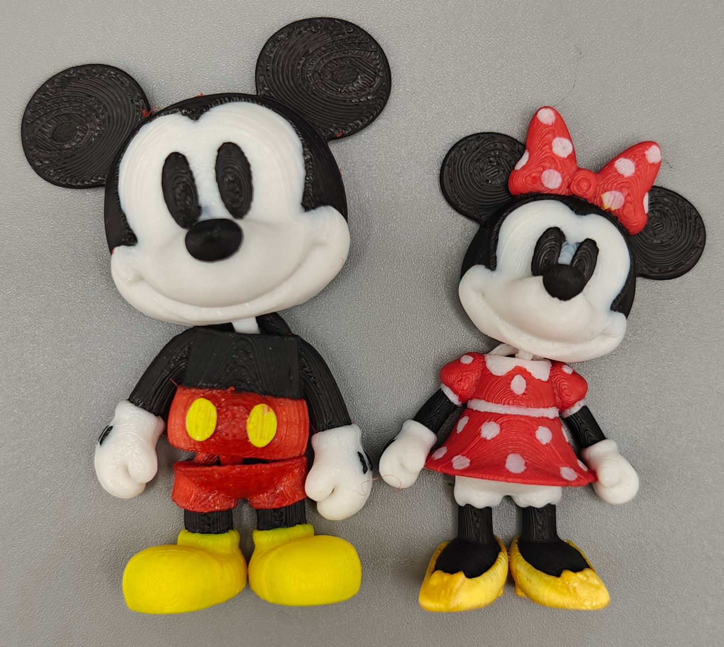 Mickey & Minnie Flexi Figure Combo