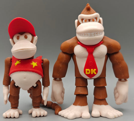 Diddy & Donkey Kong Flexi Figure Combo