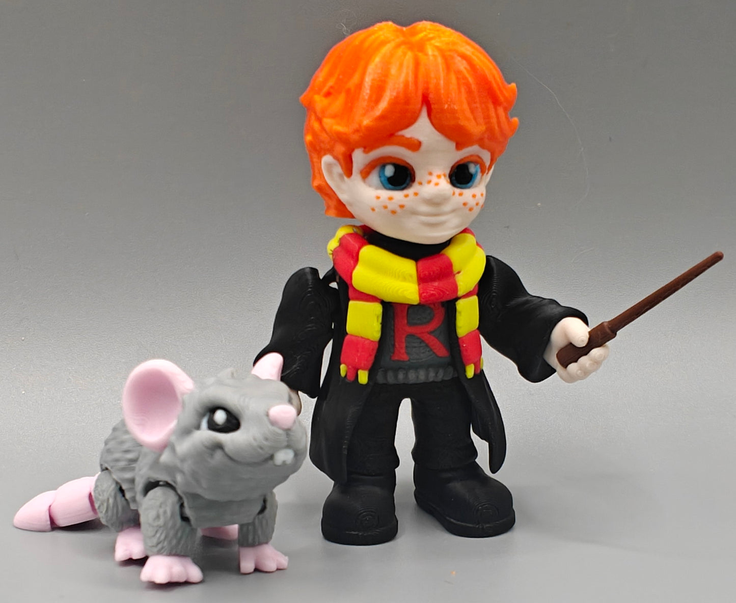 Ron Weasley & Scabbers Flexi Mini Figure Set
